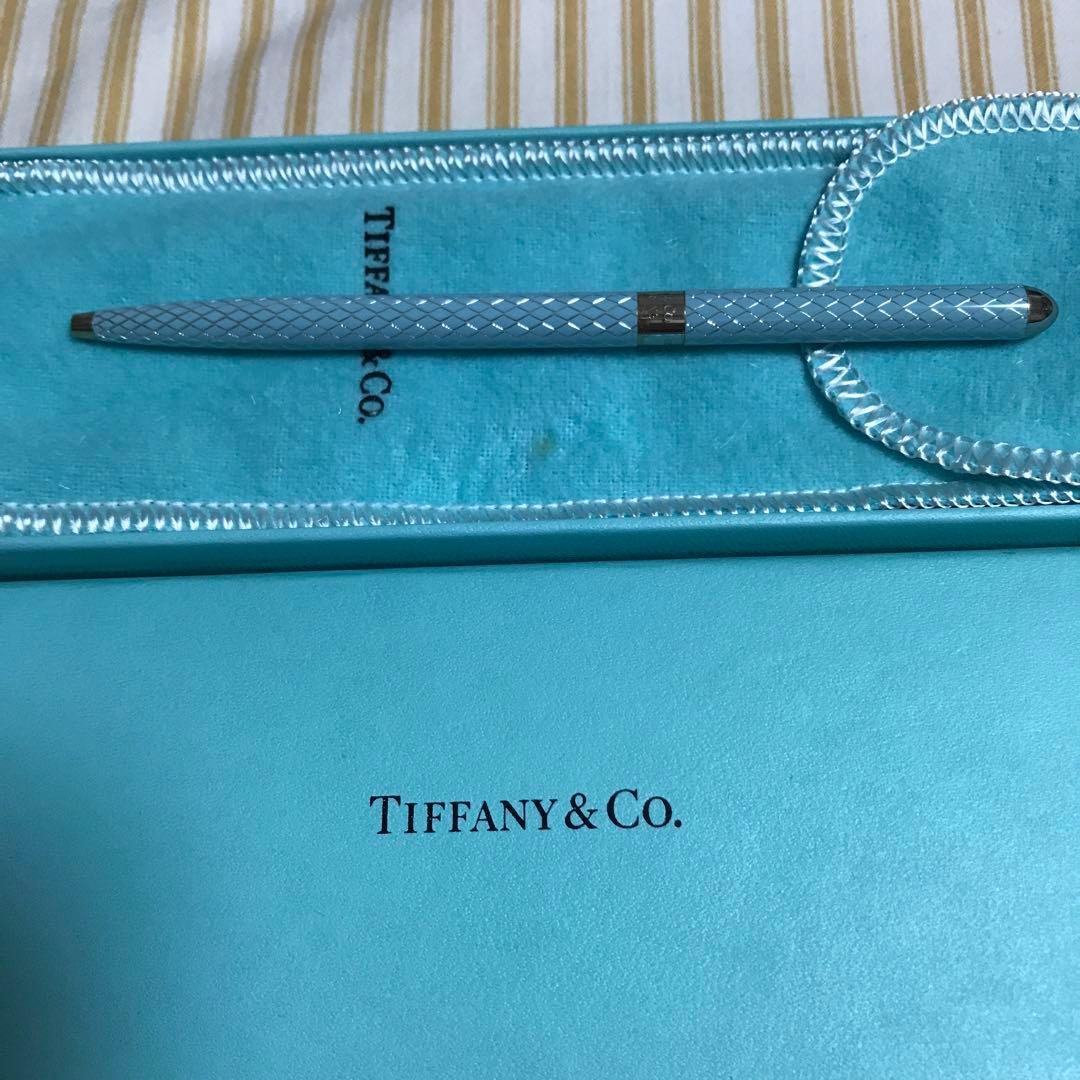 未使用品Tiffany & Co. 水色 ボールペン 本体