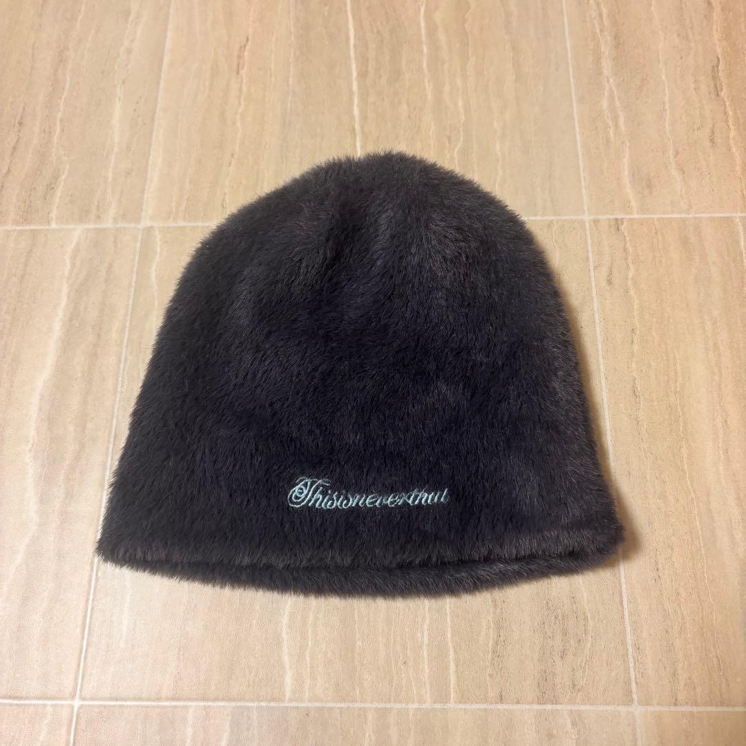 帽子 THISISNEVERTHAT SHAGGY NO CUFF BEANIE