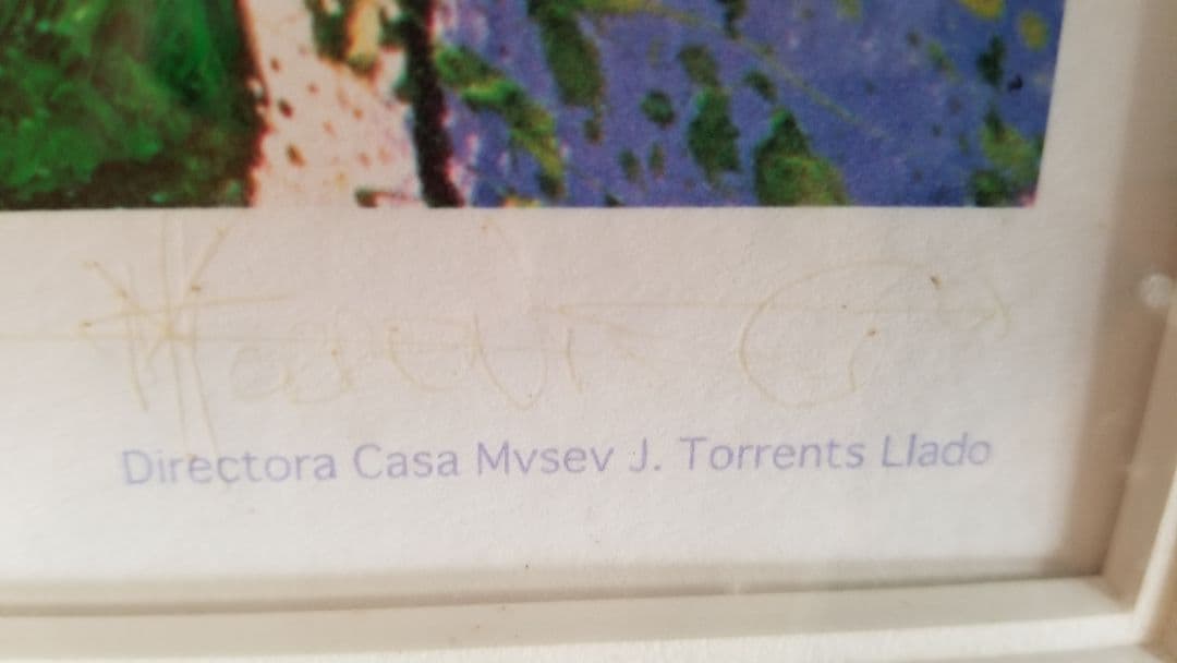 トレンツ リャド 真作 ＊ジヴェルニーの夏＊ シルクスクリーン 遺族サイン