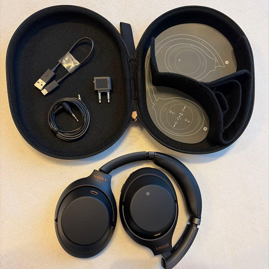 SONY ワイヤレスヘッドホン ブラック　WH-1000XM3