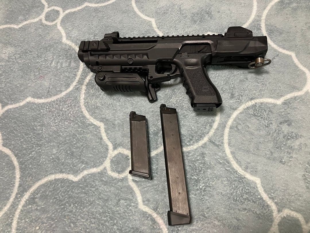 東京マルイグロック18Cガスブローバックフルオートカービンキットセット