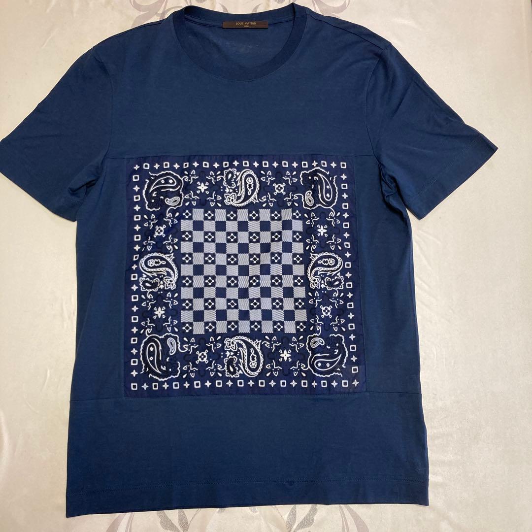 【極レア品】ルイ・ヴィトン　LOUIS VUITTON　バンダナ・ダミエTシャツ