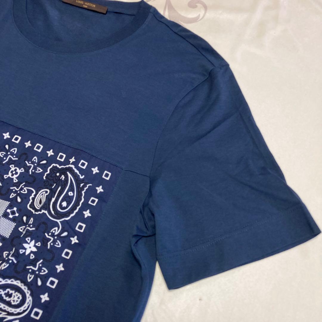 【極レア品】ルイ・ヴィトン　LOUIS VUITTON　バンダナ・ダミエTシャツ
