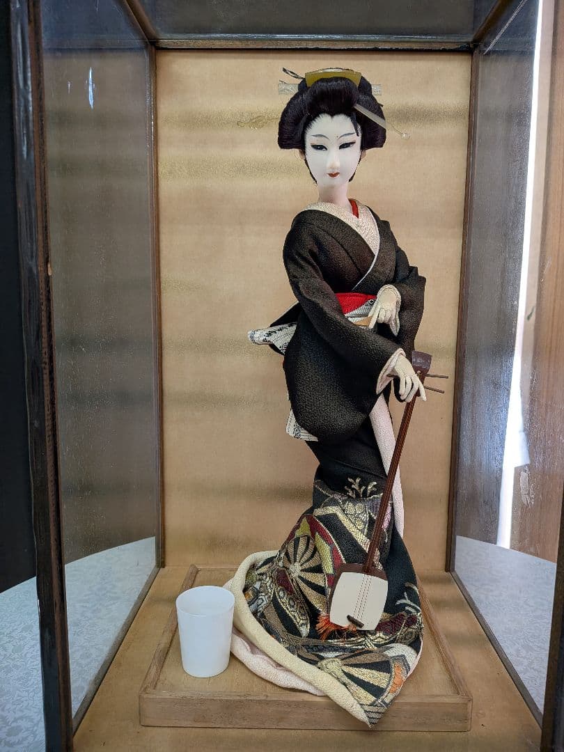 日本人形　芸者　ヴィンテージ