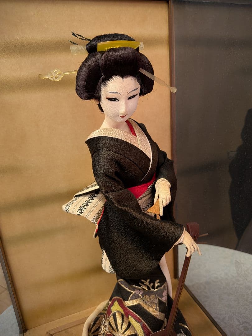 日本人形　芸者　ヴィンテージ