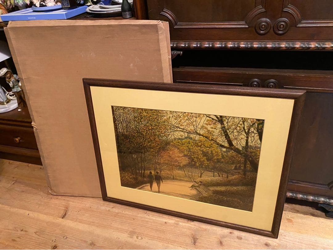 ハロルド アルトマン マロニエのある公園 インテリア アート 額縁