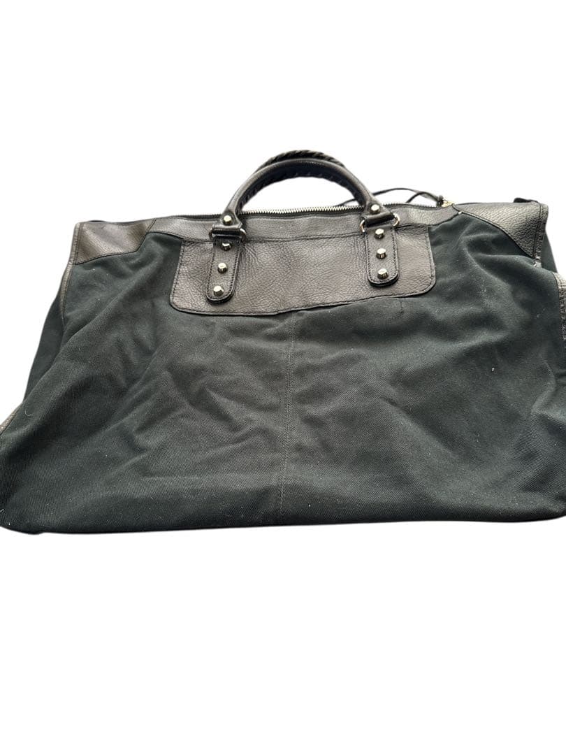 BALENCIAGA バレンシアガ ボストンバッグ キャンバス 　リペア済み