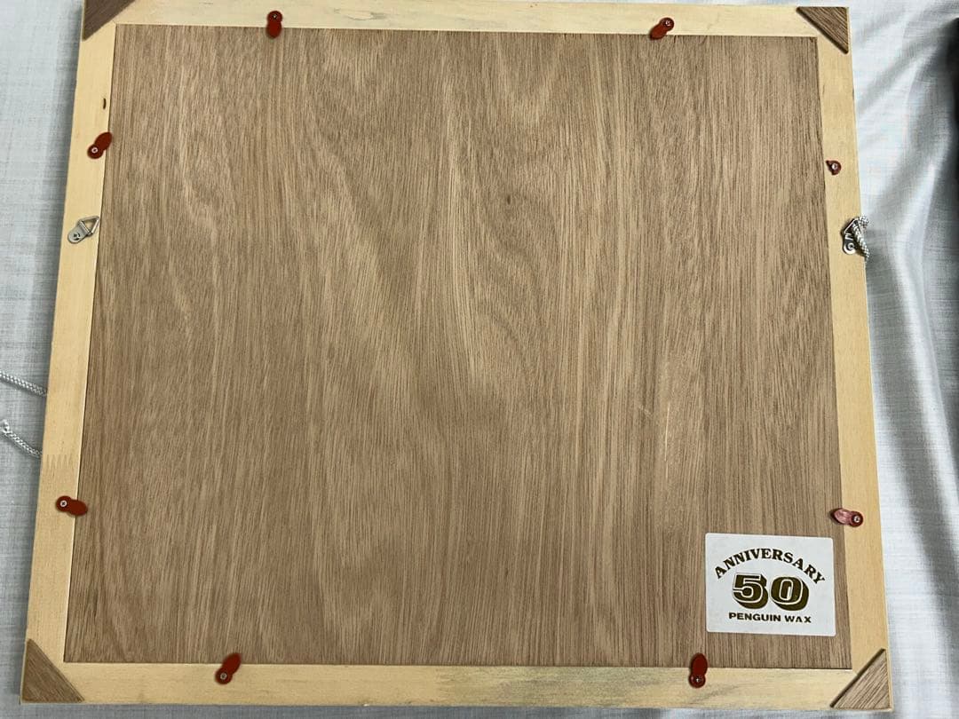 「ペンギン」　室田武　動物画　在銘　額 ペンギンワックス 絵画　日本画　稀少レア