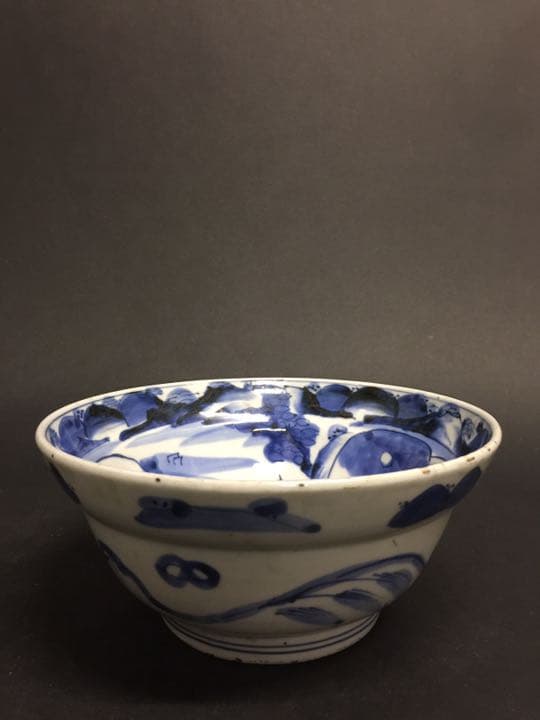染付古伊万里？明時代？青花 大碗