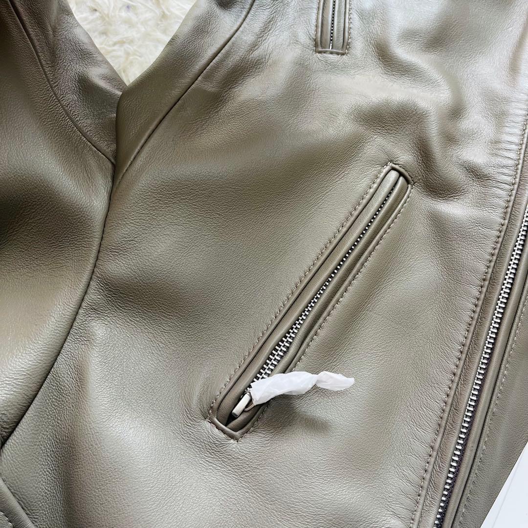 新品タグ付✨BUFFALO BOBS レザージャケット シングルライダース モカ