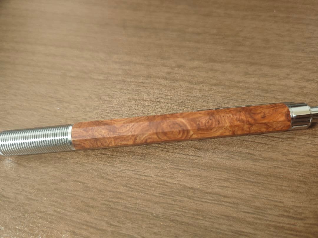 ラダイト　エバードロー 銘木モデル 花梨 瘤杢　Luddite シャーペン