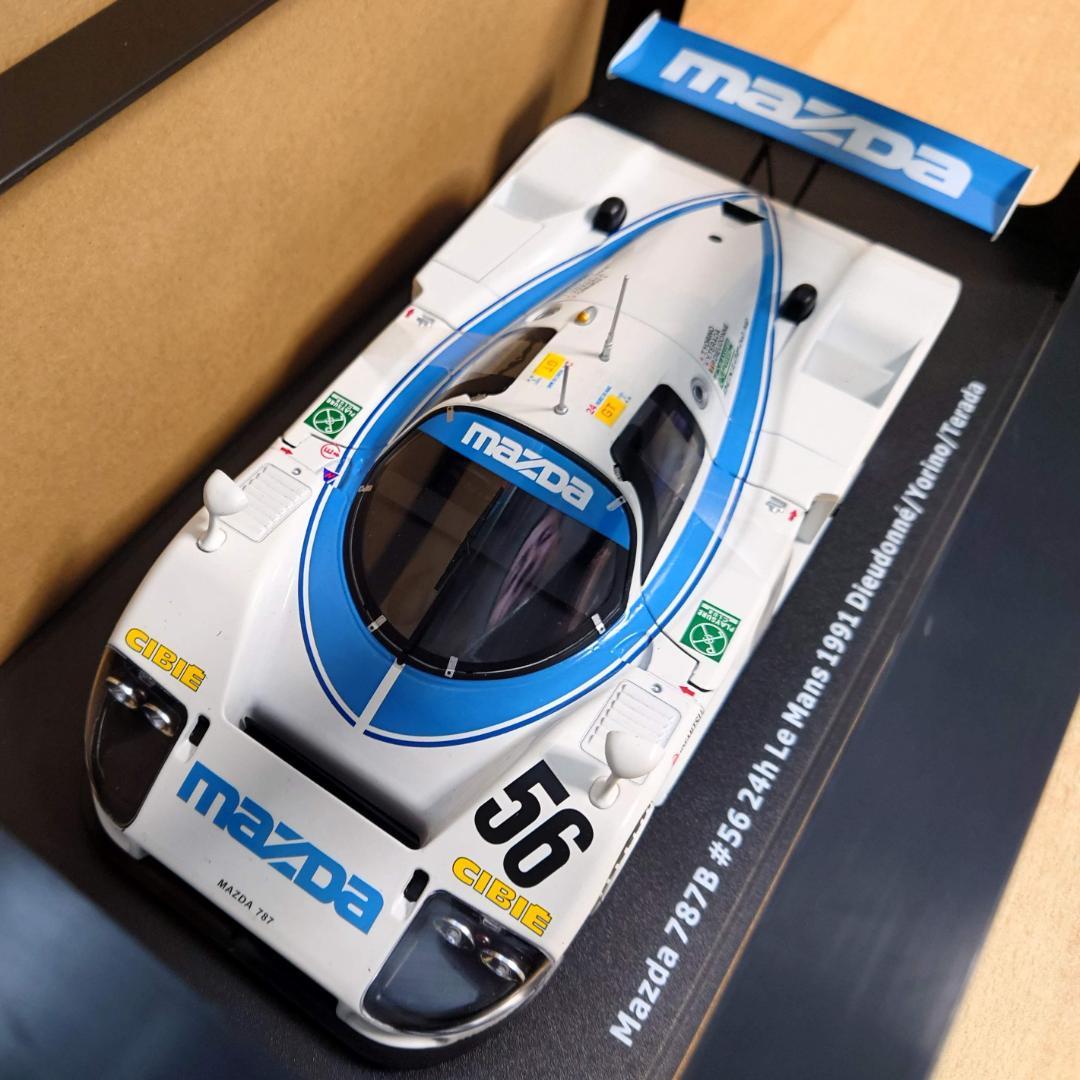 1/18 マツダ787B ル・マン 1991 #56 MAZDA KK製ミニカー