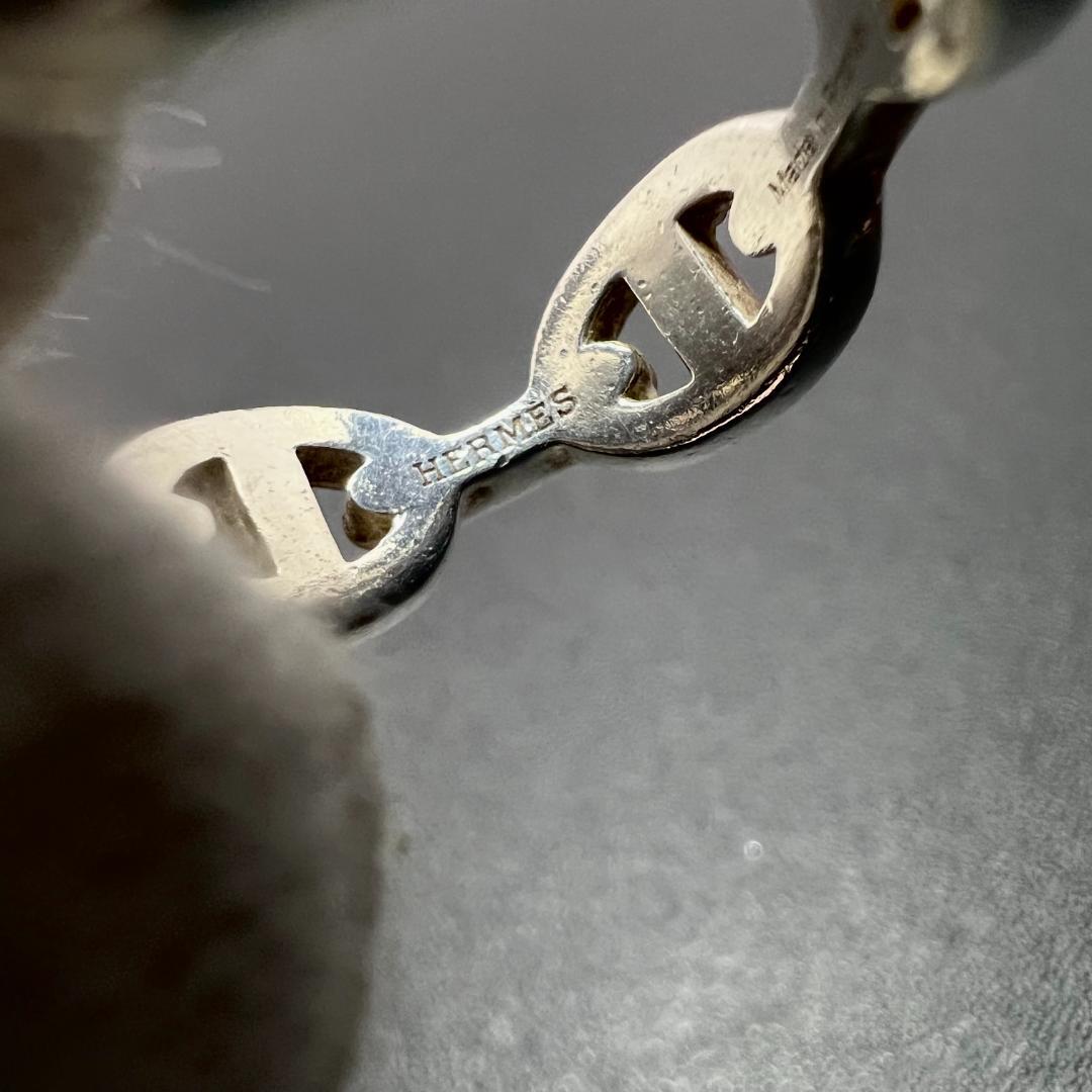 正規品＆超人気商品‼️ エルメス シェーヌダンクル アンシェネ シルバーリング