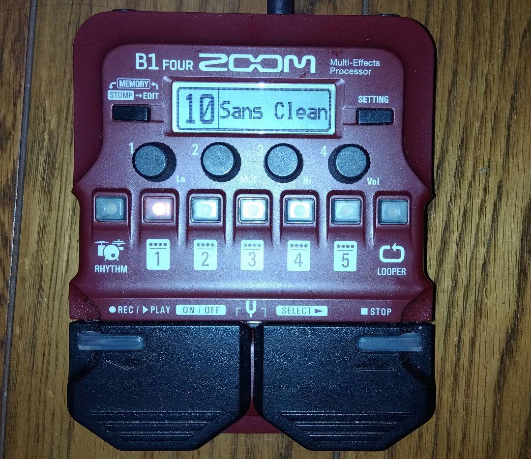 【美品】ZOOM B1 FOUR ベース用マルチエフェクター