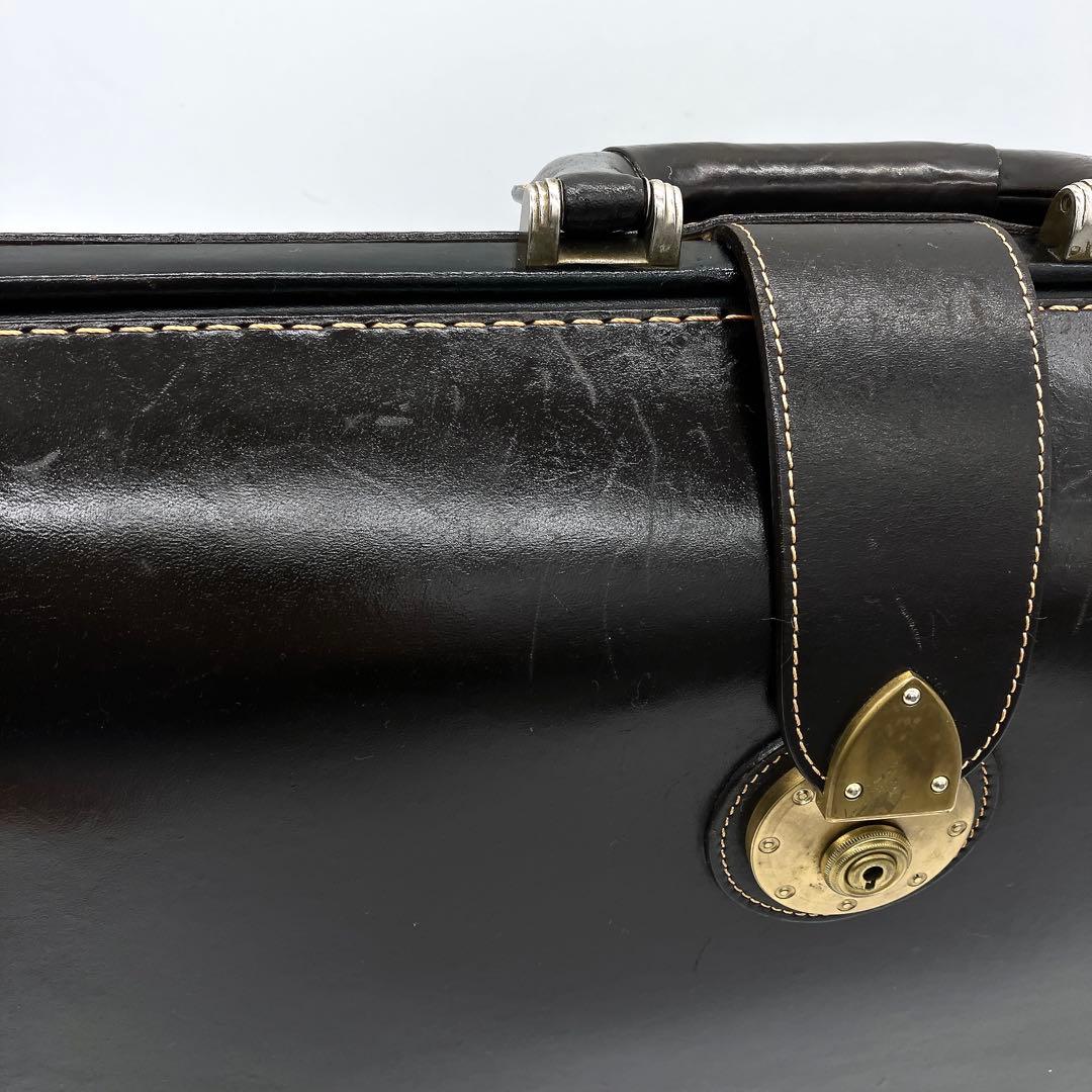 【土屋鞄】ビジネスバッグ　ダレスバッグ　レザー　ダークブラウン