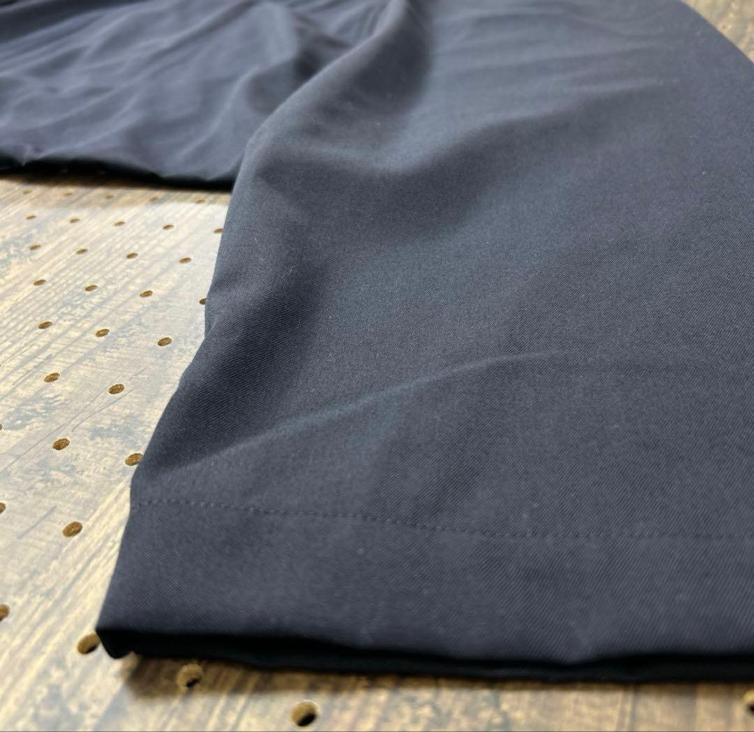 コムデギャルソン　サルエルパンツ　黒　紺　L ウール100%