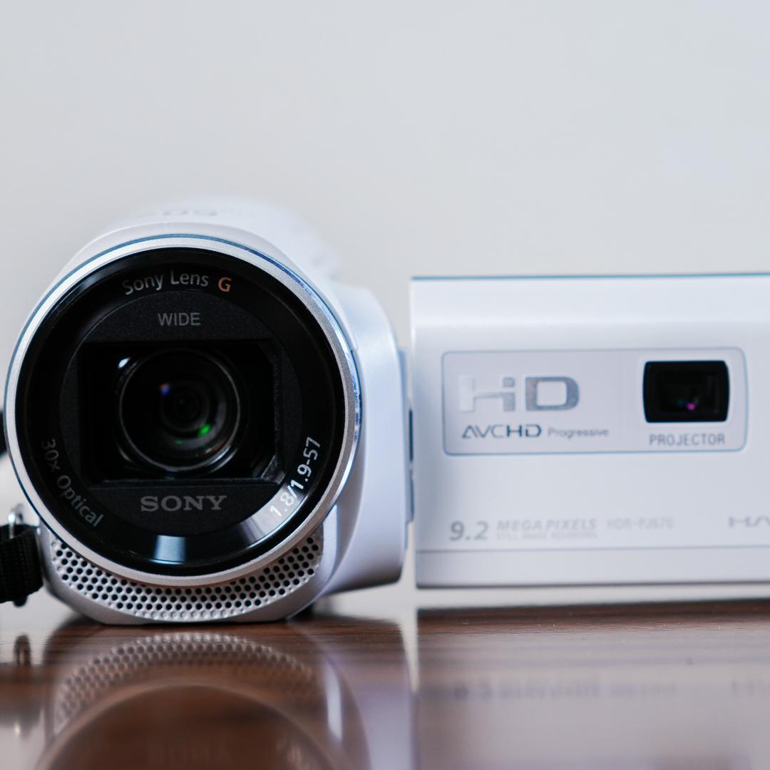 SONY HDR-PJ670 ホワイト