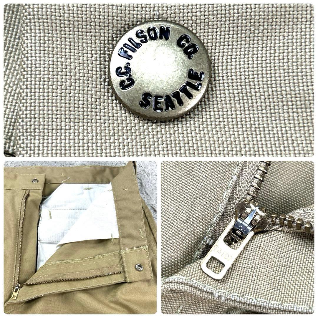 良品 FILSON 旧タグ USA製 チノパン ベージュ 36（38.5）L相当