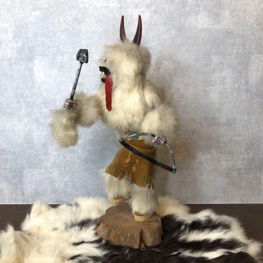 アンティーク カチナドール ウルフダンサー フィギュア 人形