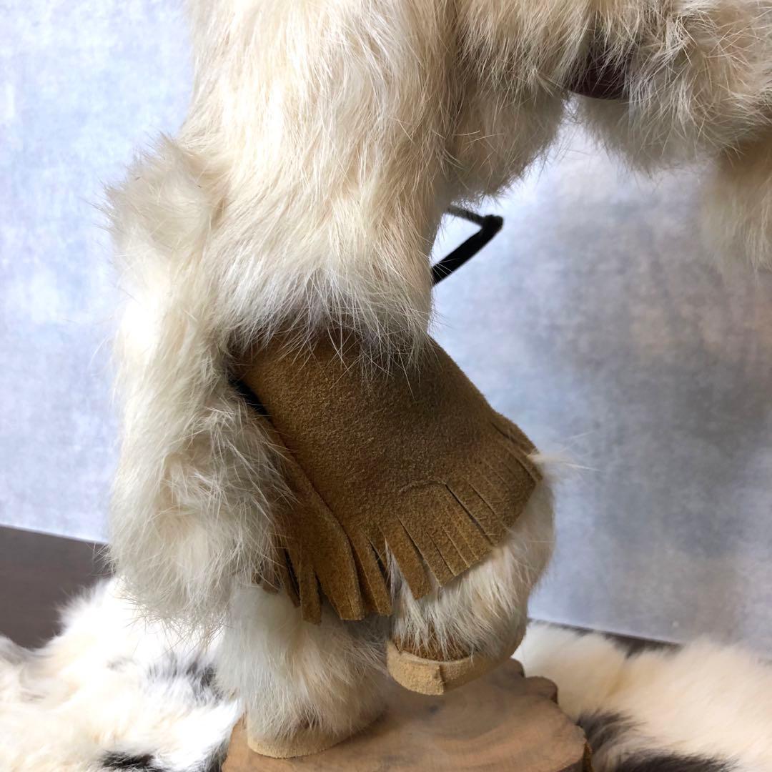 アンティーク カチナドール ウルフダンサー フィギュア 人形