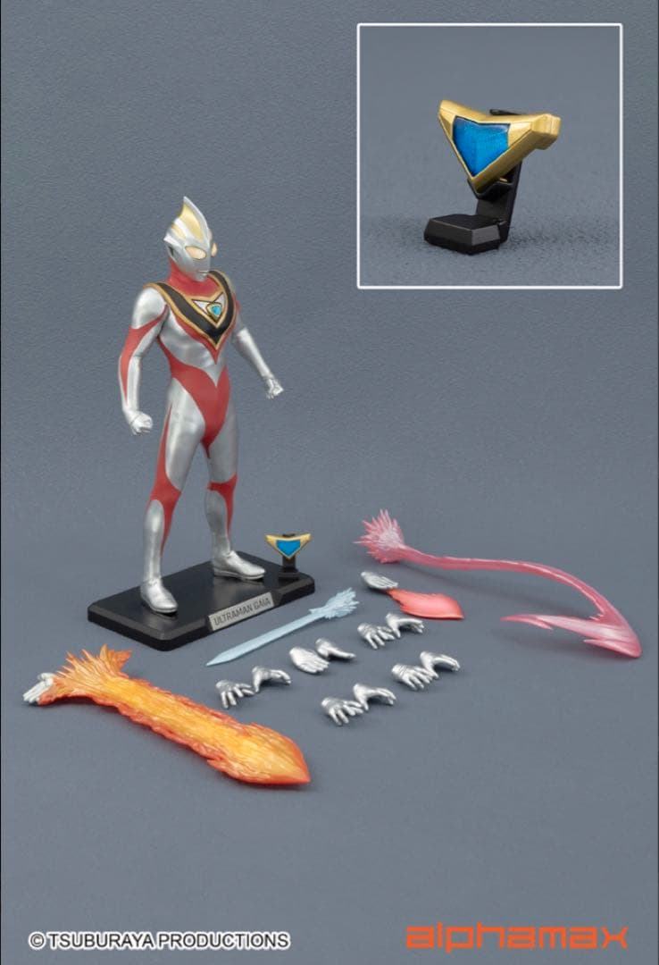 海外限定 alphamax アルファマックス ウルトラマンティガ　ダイナ　ガイア