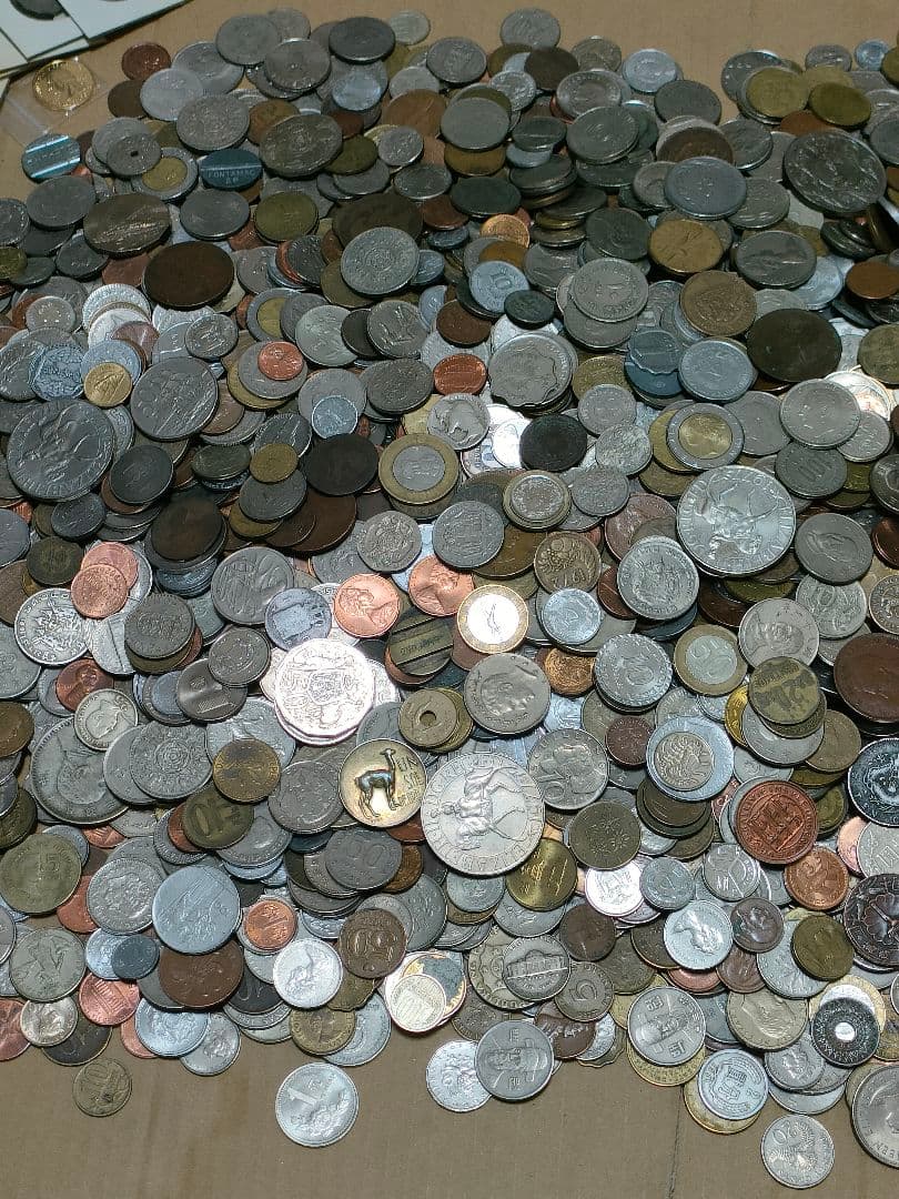 外国まとめ　アルバム　約15kg　外貨　外国硬貨　　硬貨　古銭