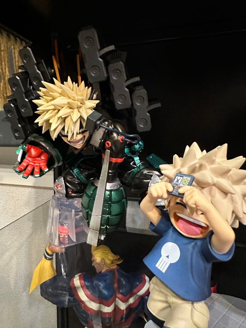 一番くじ僕のヒーローアカデミアD賞いずく、かつきフィギュア　爆豪ラストワン　デク