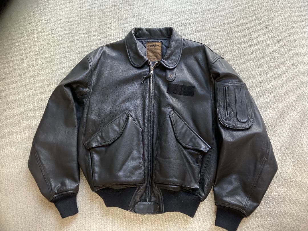 【WORK LEAF】レザー ライダースジャケット