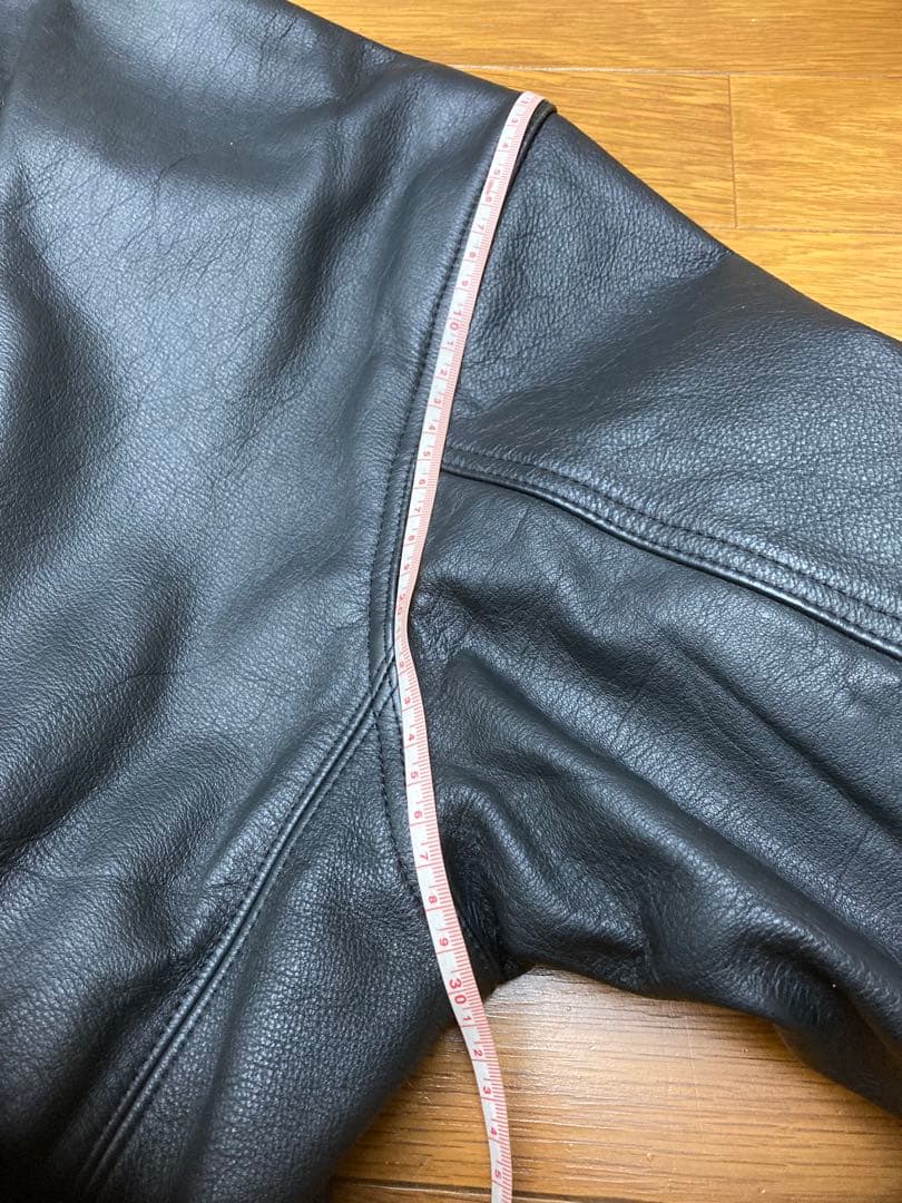 【WORK LEAF】レザー ライダースジャケット