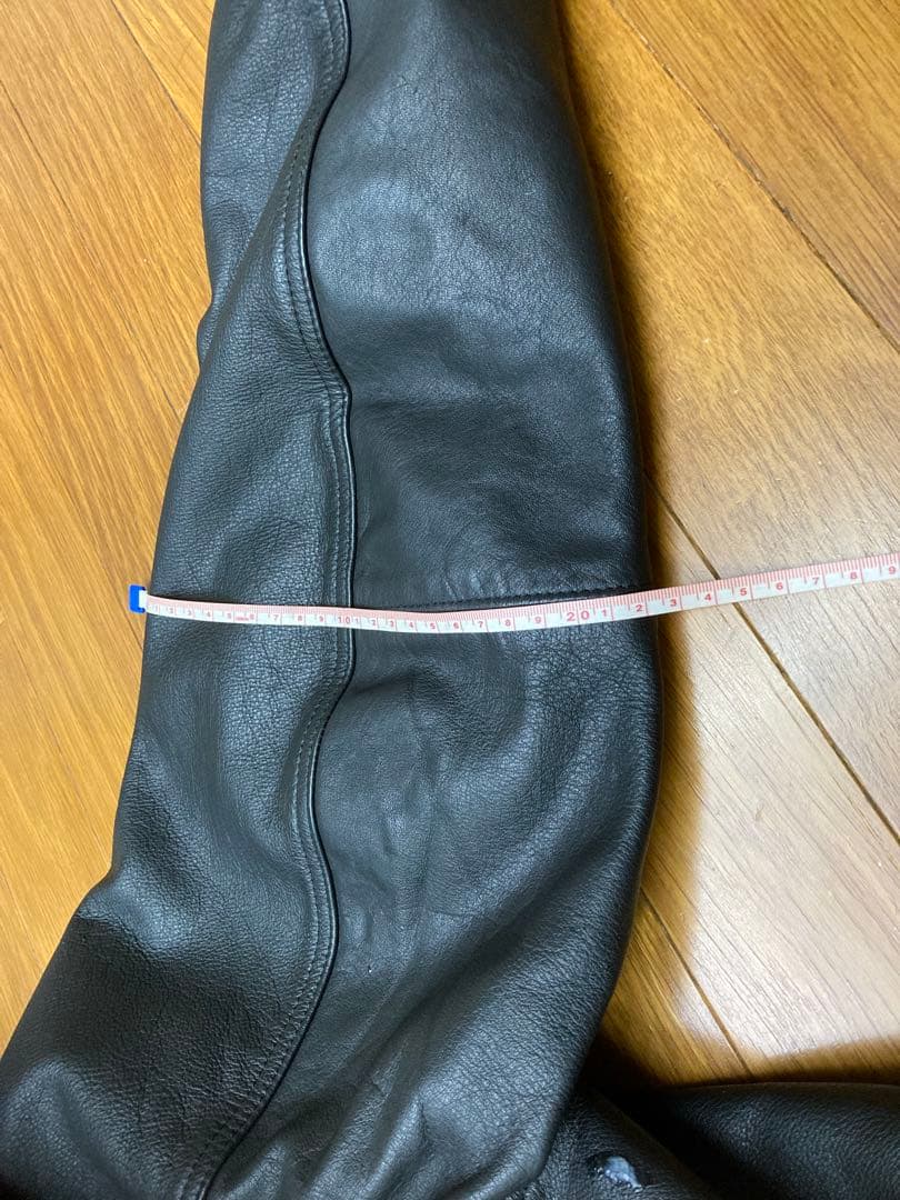 【WORK LEAF】レザー ライダースジャケット