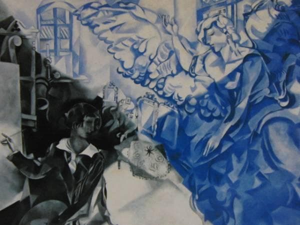 シャガール、幻影、希少レゾネの一頁、 新品額装付