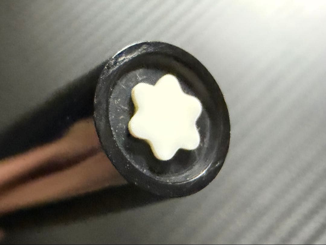 極美品 モンブラン No.221 ブラック EF 極細字 万年筆