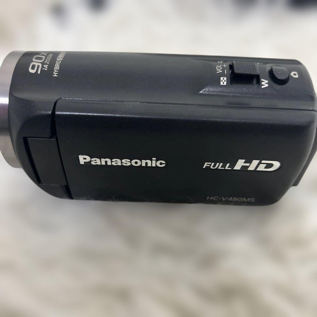 【美品】Panasonic　HC-V480MS　ビデオカメラ　ムービー