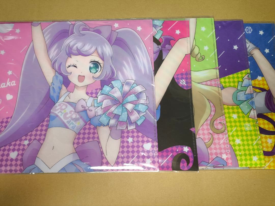プリパラ　真中らぁら　夢川ゆい　黒須あろま　他　アニメイト　クリアファイル