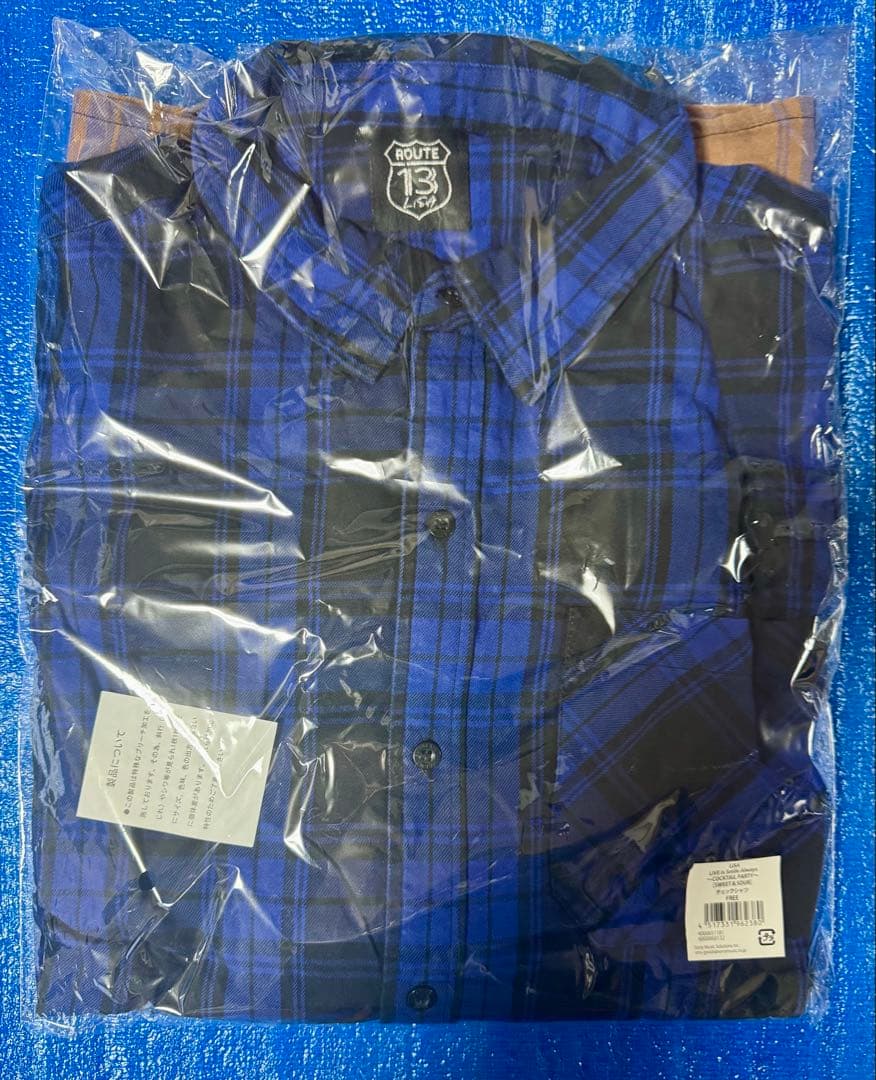 LiSA カクテルチェックシャツ ROUTE13 Cocktail Party