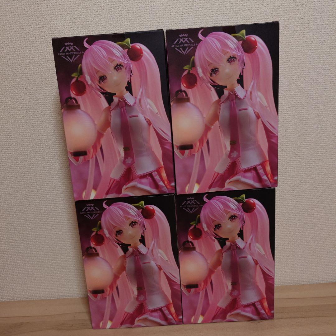 桜ミク AMPフィギュア 〜桜提灯ver〜 4体セット