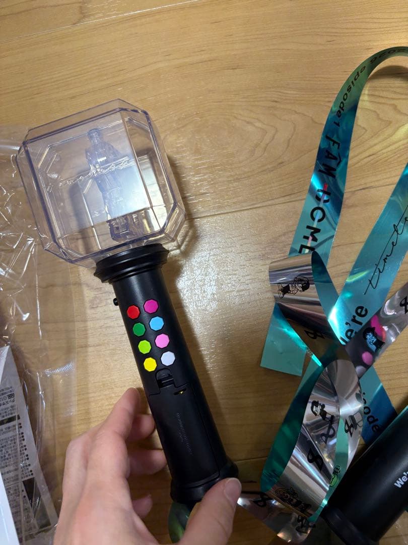 timelesz ペンライト 2025 tour FAM 2本セット　銀テープ