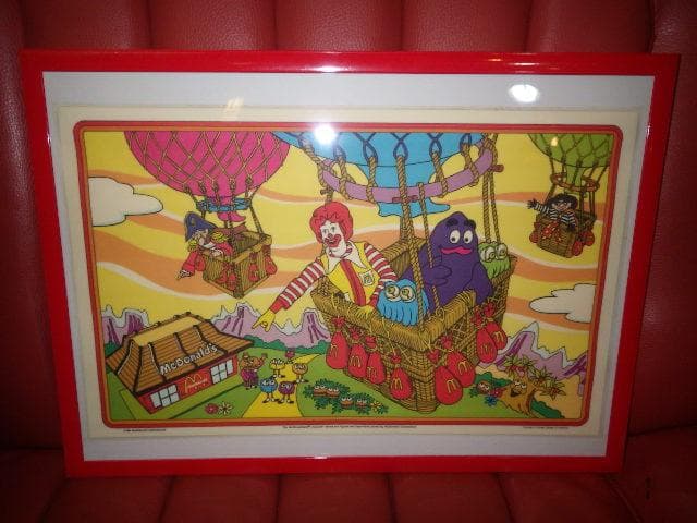 80’S★McDonald's★壁掛け★ポスター★39★ビンテージ★マクドナルド