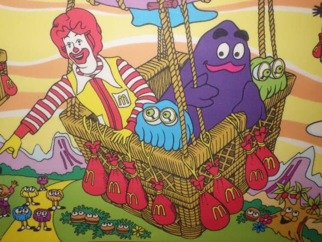 80’S★McDonald's★壁掛け★ポスター★39★ビンテージ★マクドナルド