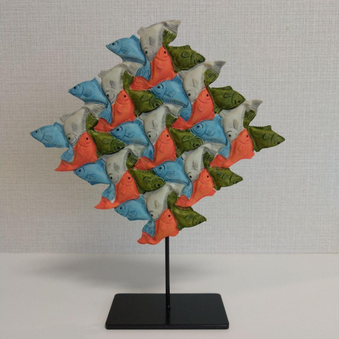 M.C. エッシャー 立体の置き物 魚