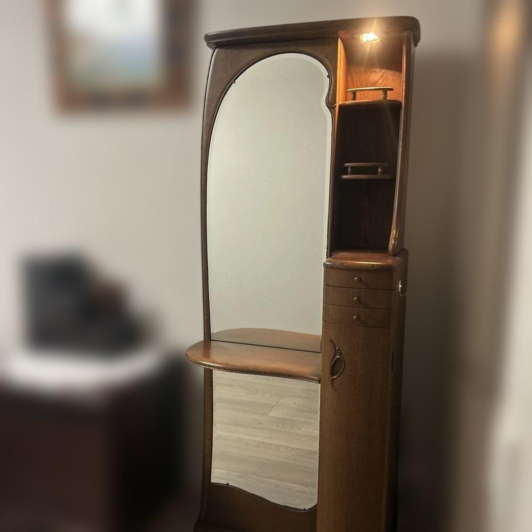 限定価格☆ 高級ドレッサー　鏡台　姿見　化粧台　収納　テーブル