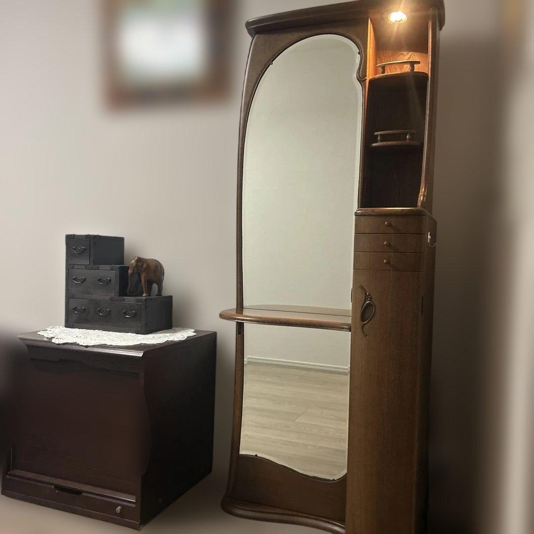 限定価格☆ 高級ドレッサー　鏡台　姿見　化粧台　収納　テーブル