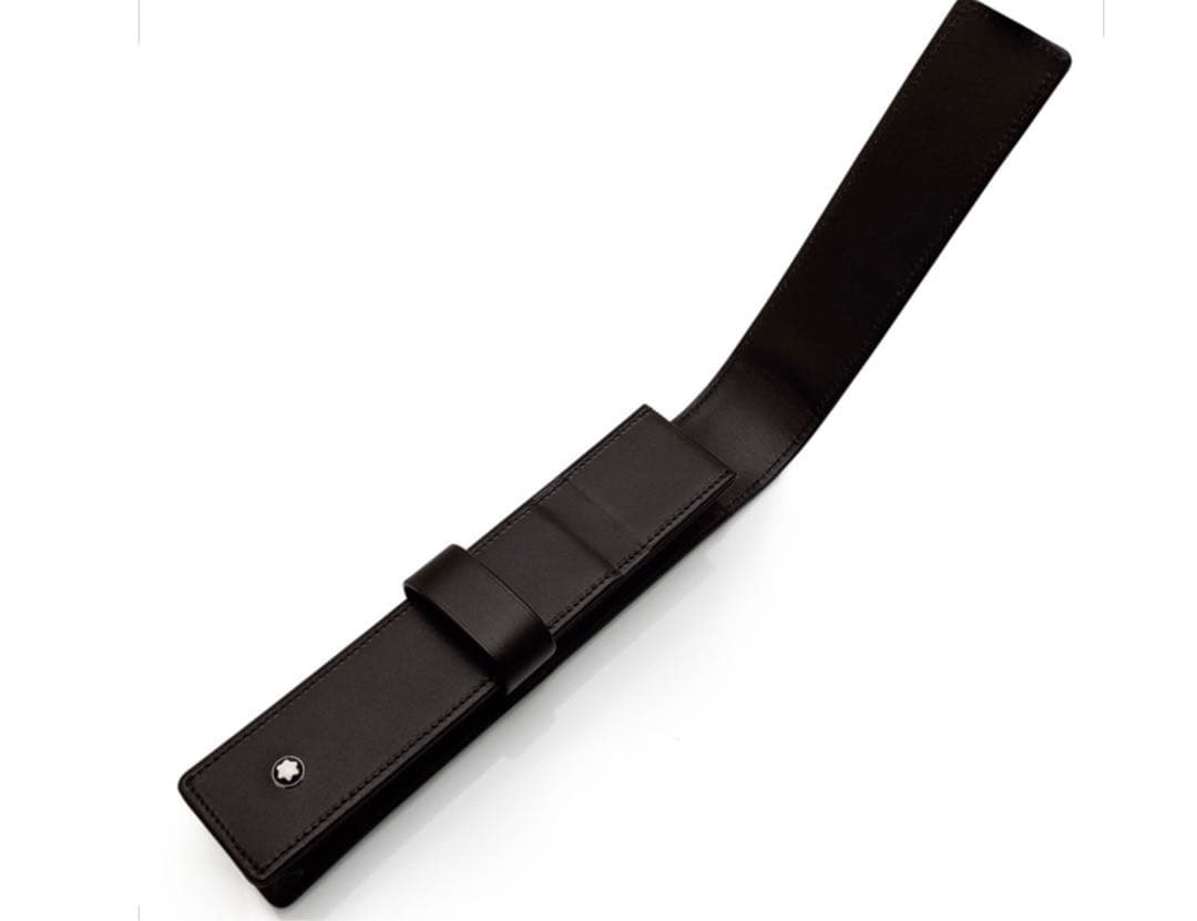 ⭐️完売のレアな1本差し美品マイスターペンポーチNo30301シエナ★モンブラン⭐️