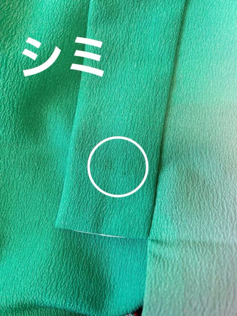 七五三　7歳用　着物、小物セット✴︎ミントグリーン