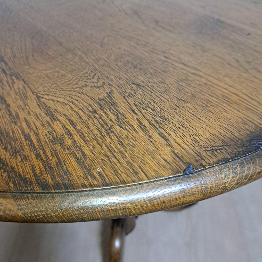 木製円形カフェテーブル サイドテーブル コーヒーテーブル