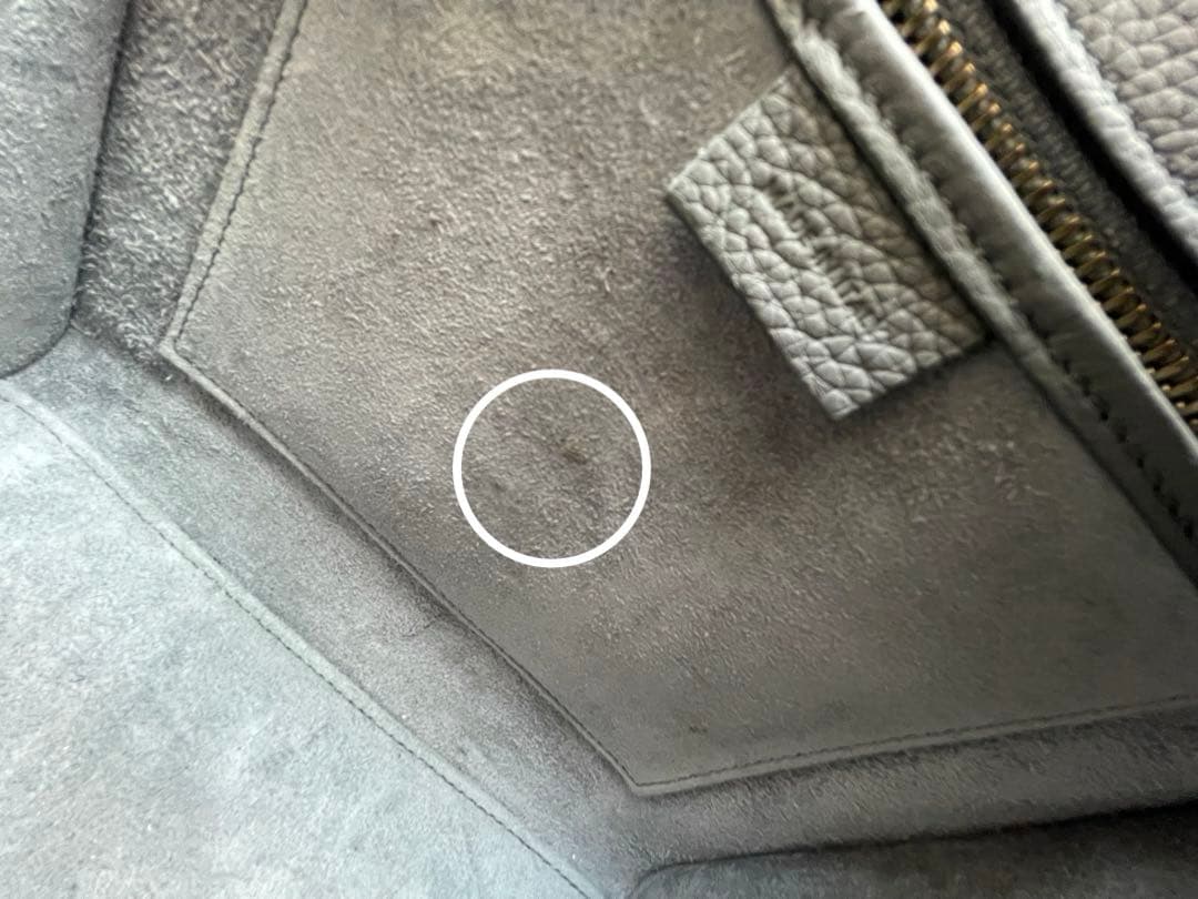 【専用】美品 セリーヌ 【CELINE】ラゲージ ナノ Nano コール グレー