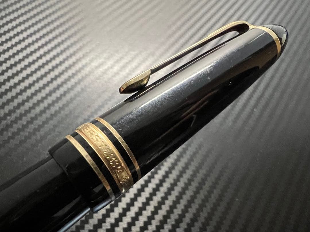 モンブラン 万年筆 極美品 146 18C 全金 EF