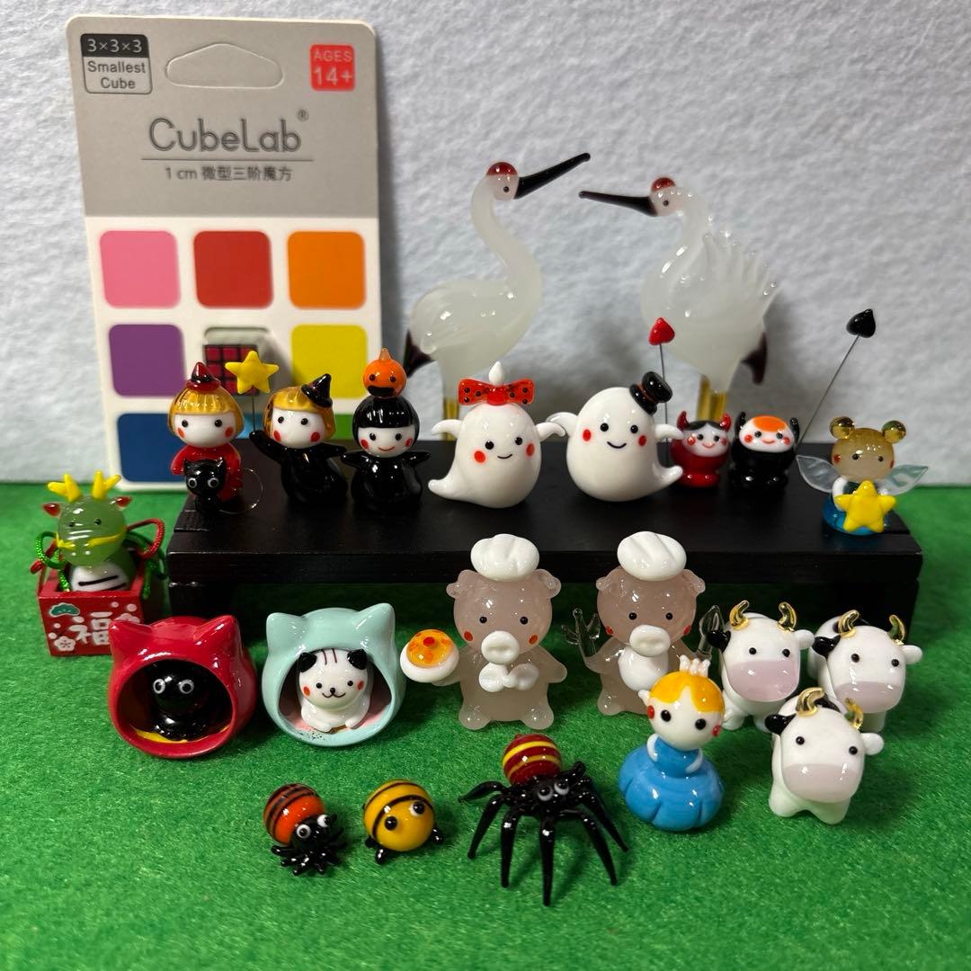 凛☆蘭　ガラス細工　ミニチュア