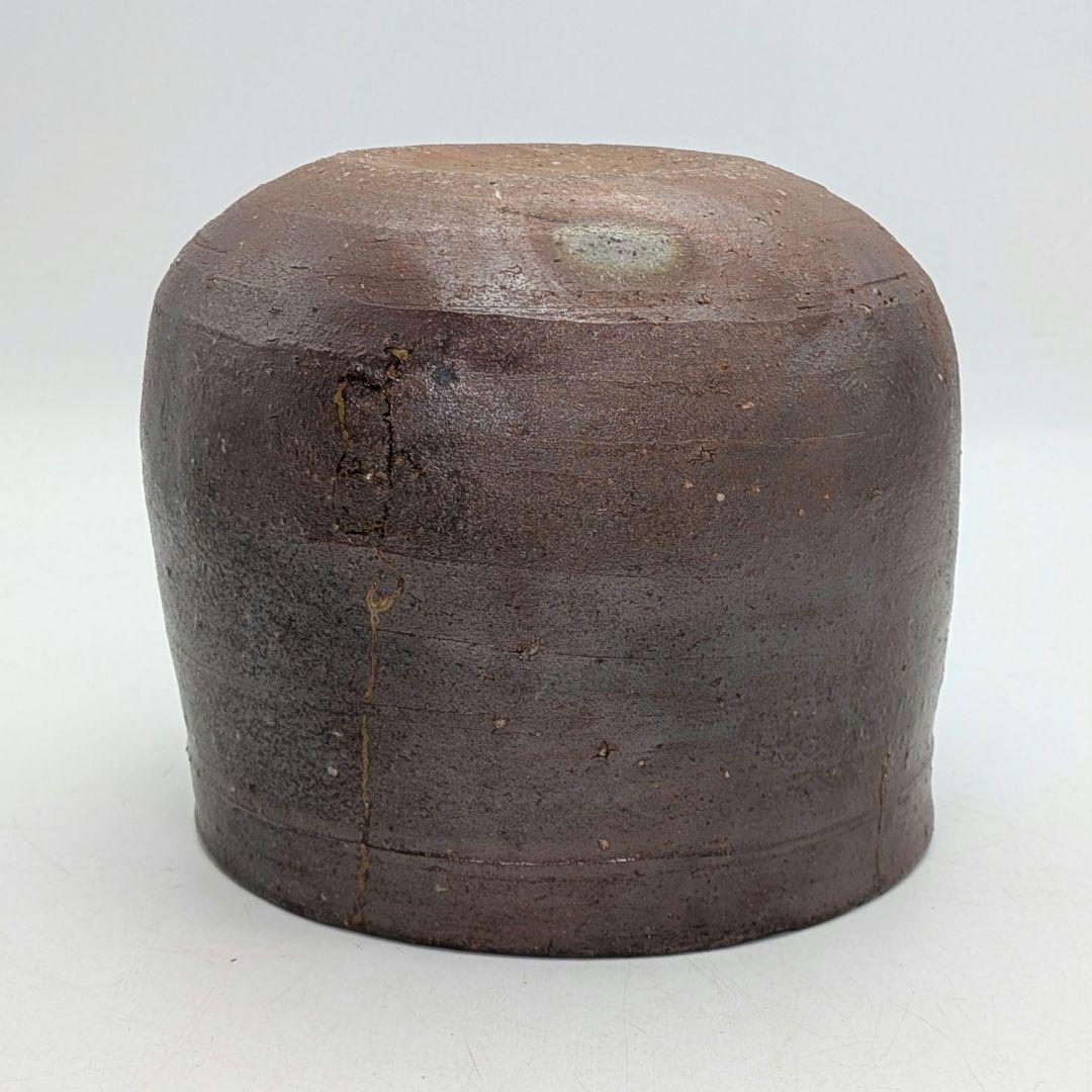 人間国宝 藤原雄 備前焼 花器 用心箱 花生 花入 フラワーベース 華道具 灰器