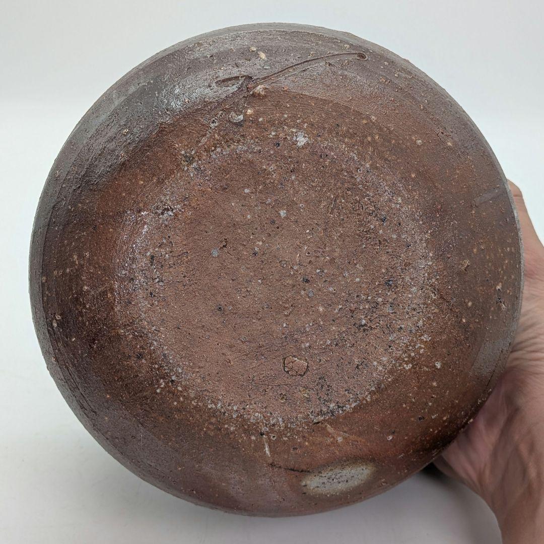 人間国宝 藤原雄 備前焼 花器 用心箱 花生 花入 フラワーベース 華道具 灰器